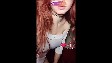 Russian red head with nice body bigo live