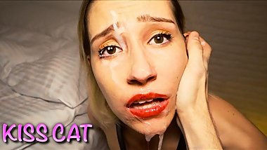 Deep Blowjob with Bondage & CUM on Face for Russian Teen - Kelly #2