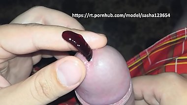 Game with a member. Close-up. Ð˜Ð³Ñ€Ð° Ñ Ñ‡Ð»ÐµÐ½Ð¾Ð¼. ÐšÑ€ÑƒÐ¿Ð½Ñ‹Ð¹ Ð¿Ð»Ð°Ð½.