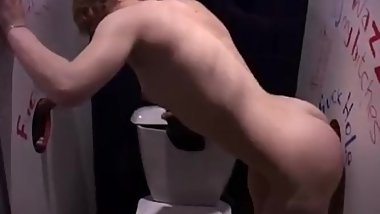 Short haired petite blonde sucks and fucks glory holes - RaveGloryHole 10