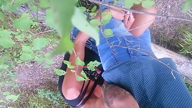 Russian Forest on public deepthroat.