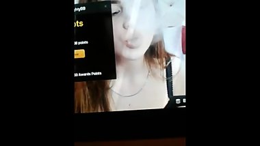 SEXY RUSSIAN ANYA'S LIPS SMOKING