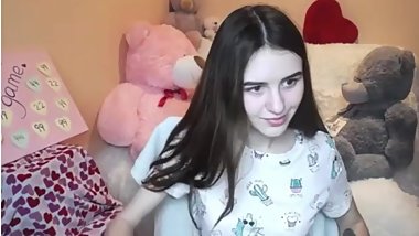 Beautiful 19yo Russian strips and masturbates (Part 1of2)