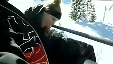 Russian girls blowjob public