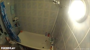 Russian amateur sauna fuck