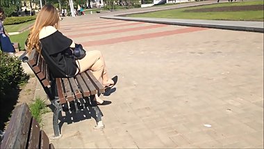 sexy russian girl dangling