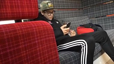 Nice swedish boy watches pornhub in school