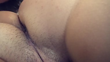 Guy licks ass and pussy girl