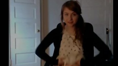 Cute Russian teen on webcam