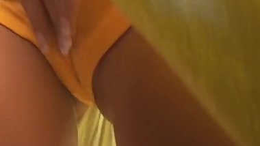 Natasha getting horny and masturbating