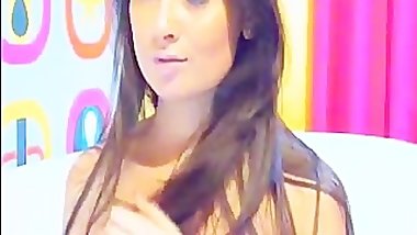 sexy russian brunette fingering her pussy(1).flv