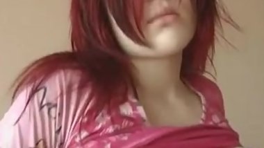 A Redheaded Russian Teen Masturbates