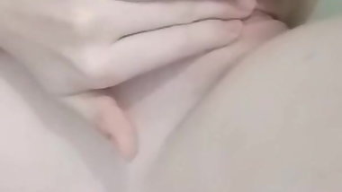 Russian girl shows everything on bath