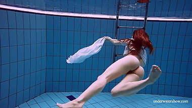 Relaxing underwater show with hot girls