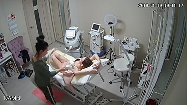 Hidden Cam - Russian Salon Depilation - Compilation 01