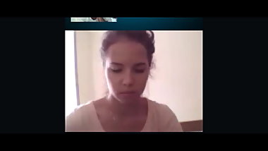 Cutie Russian Teen Showing  Underwear