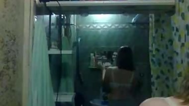 Russian teen in the mirror