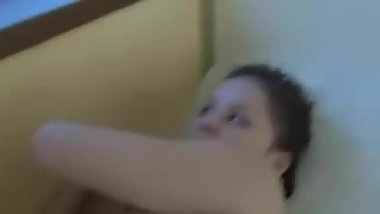 Cute Russian Girlfriend Sex at Public Swimming Pool