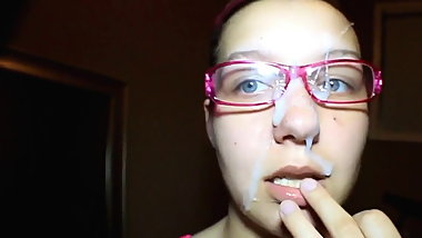 Russian girl with big ass fucking and sucking