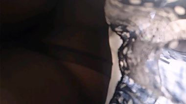 Black pantyhose upskirt
