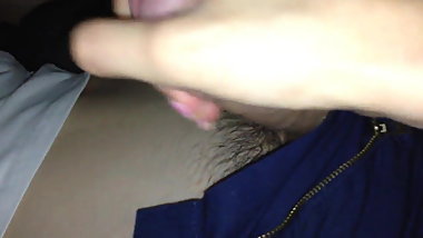 Handjobs of a young beauty