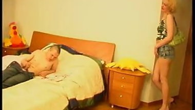 mature women and a boy