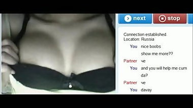 Russian Boobs in Bra on ChatRandom
