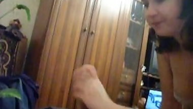 a naive 18 years old teen sucking my cock