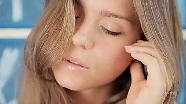 Wet teen Guerlain strips hot taking a warm shower