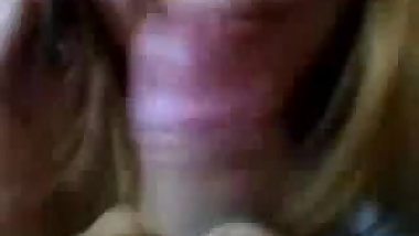 Russian amateur teen blowjob with phone