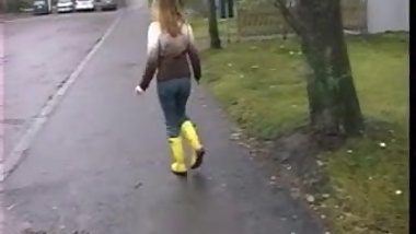 Krista yellow boots